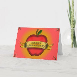 Carte d'anniversaire de l'enseignant