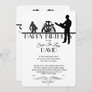 Carte d'anniversaire de l'entrepreneur général