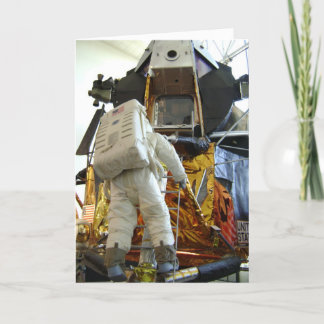 Carte d'anniversaire de l'espace