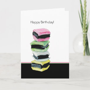 Carte d'anniversaire de Licorice Allsort