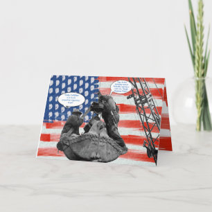 Carte d'anniversaire de l'opérateur de grue person