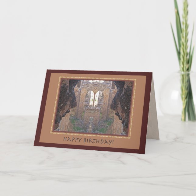Carte d'anniversaire de l'universitaire pour lui ( (Devant)