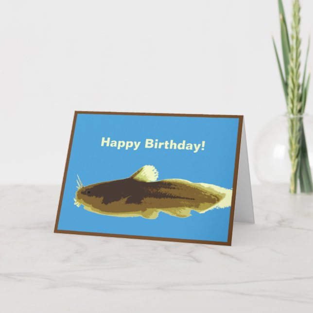Carte d'anniversaire de Madtom Catfish (Devant)