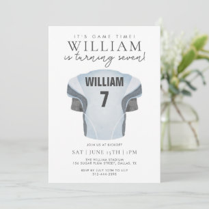 Carte d'anniversaire de maillot de football Game T