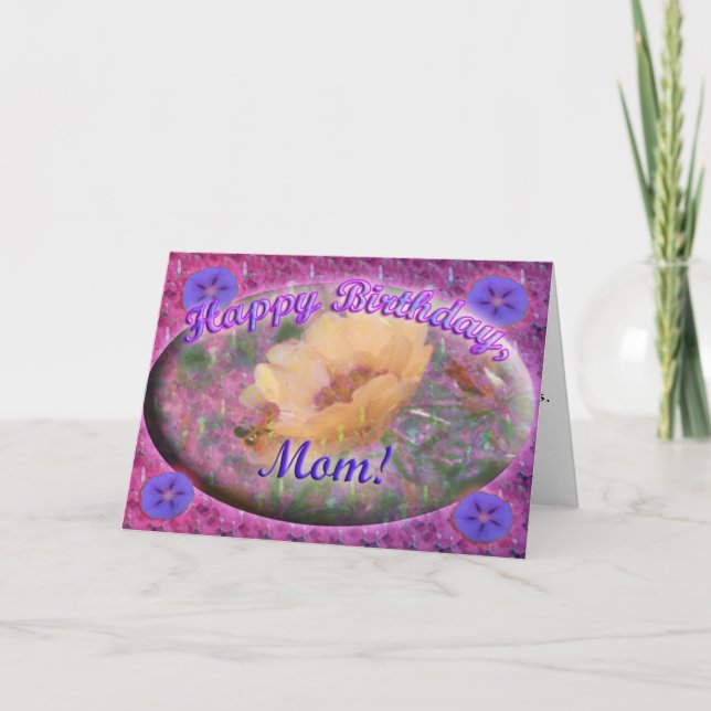 Carte d'anniversaire de maman (Devant)