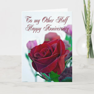 Carte d'anniversaire de mariage
