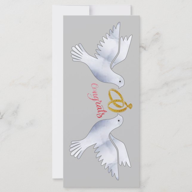 Carte d'anniversaire de mariage  (Devant)