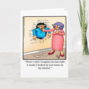 Carte d'anniversaire de mariage drôle pour eux
