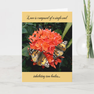 Carte d'anniversaire de mariage - l'amour se