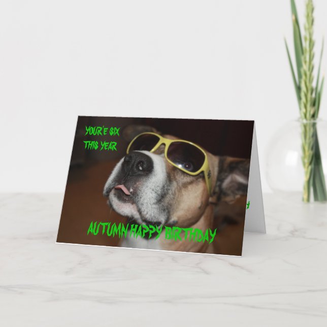 Carte d'anniversaire de max (Devant)
