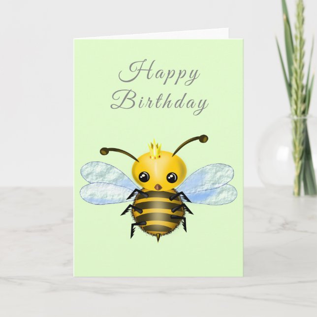 Carte d'anniversaire de naissance Queen Bee - Votr (Devant)