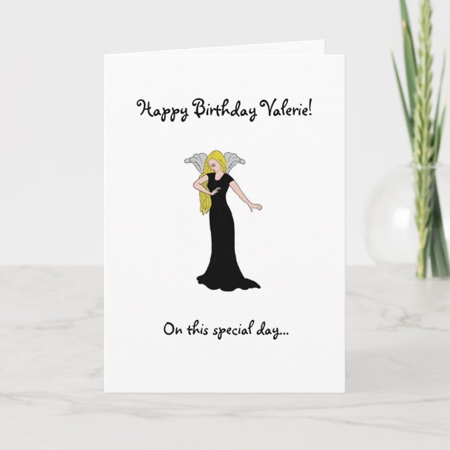 Carte d'anniversaire de nièce (Devant)