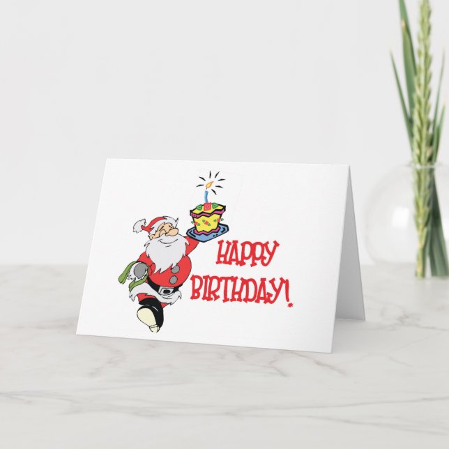 Carte d'anniversaire de Noël (Devant)
