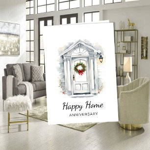 Carte d'anniversaire de nouvelle maison   Agent im
