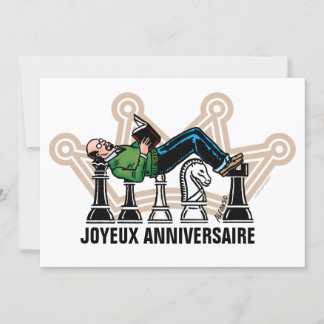 Carte d'anniversaire de papa grand maître