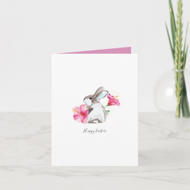 Carte d'anniversaire de Pâques tropicale (Devant)