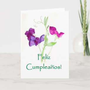 Carte d'anniversaire de pois doux - salutation
