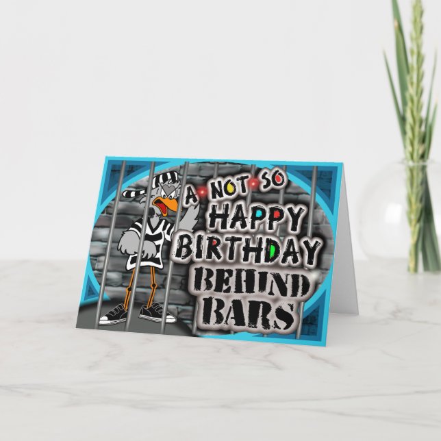 Carte d'anniversaire de prison (Devant)