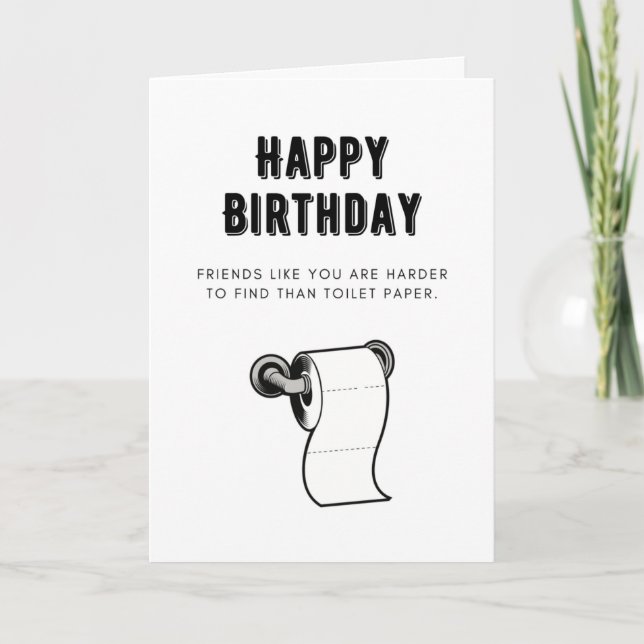 Carte d'anniversaire de quarantaine (Devant)