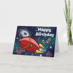 Carte d'anniversaire de Rocket