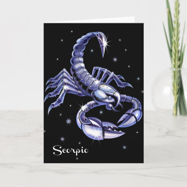 Carte d'anniversaire de Scorpion (Devant)