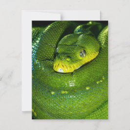 Carte d'anniversaire de serpent Joyeux serpent d'a