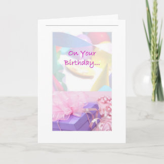 Carte d'anniversaire de société de soulagement