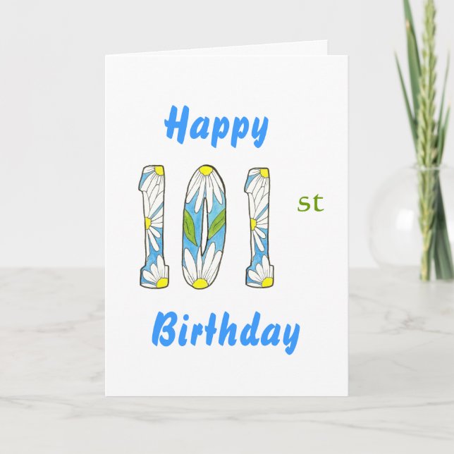 carte d'anniversaire de St 101 (Devant)