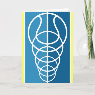 Carte d'anniversaire de tennis