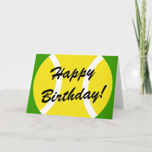 Cartes Tennis D Anniversaire Zazzle Ch