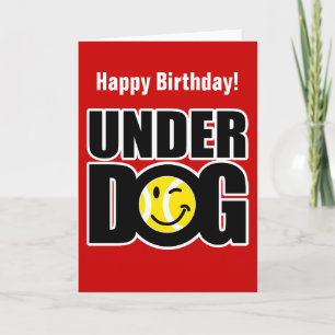 Carte d'anniversaire de tennis avec une citation d