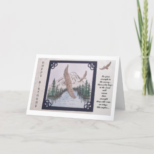 Carte d'anniversaire d'Eagle
