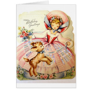 Carte d'anniversaire d'heure-milliampère Jongg