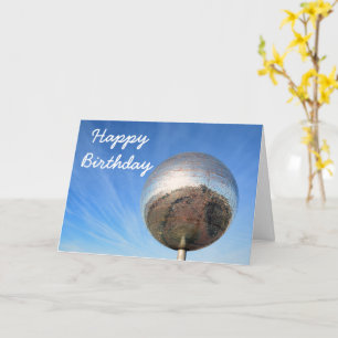 Carte d'anniversaire Disco ball