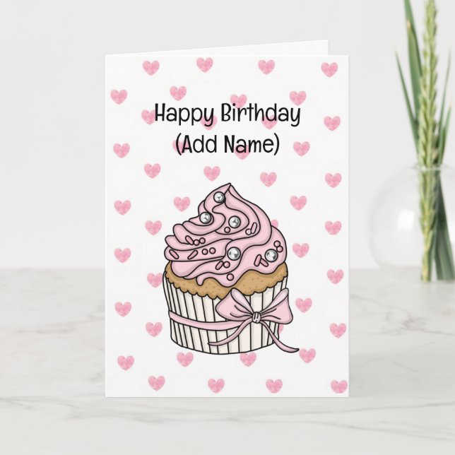 Carte d'anniversaire douce pour elle | Anniversair (Devant)