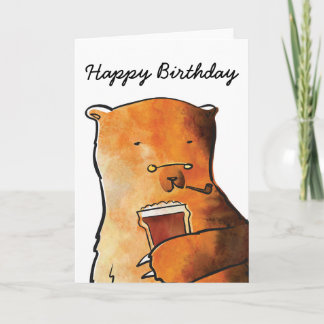 Carte d'anniversaire d'ours