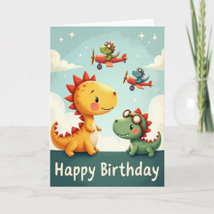Carte d'anniversaire doux reptile