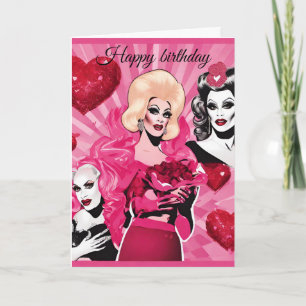 Carte d'anniversaire Drag Queen