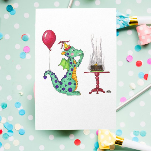 Carte d'anniversaire Dragon Smothday (Créateur téléchargé)