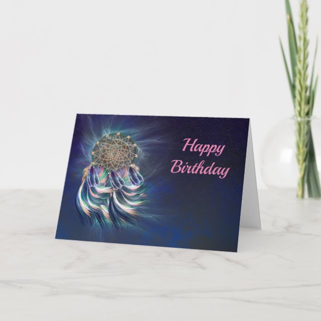 Carte d'anniversaire Dream Catcher (Devant)