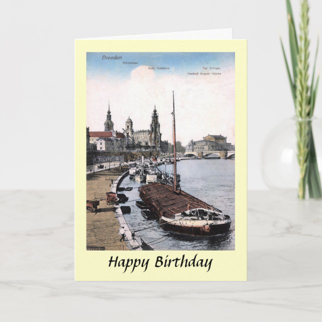 Carte d'anniversaire - Dresde, Allemagne (Devant)