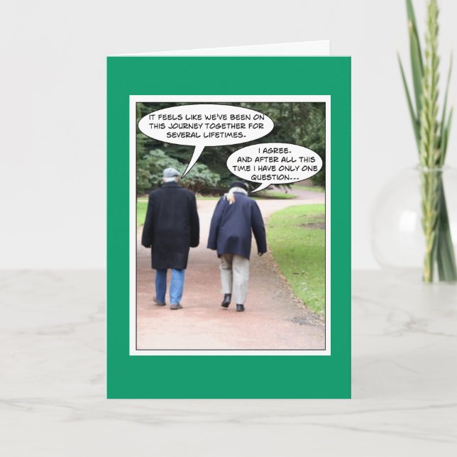 Carte d'anniversaire drôle (Devant)