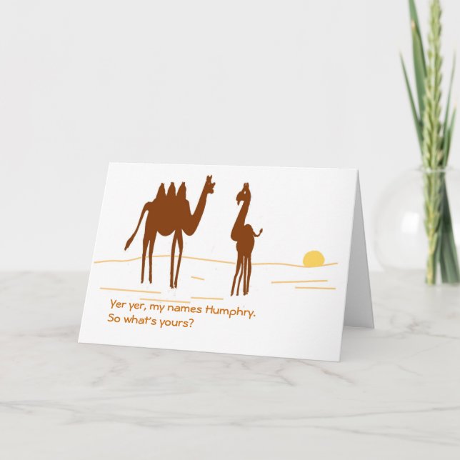 Carte d'anniversaire drôle (Devant)