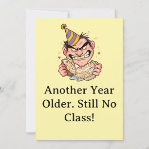 Carte d'anniversaire drôle