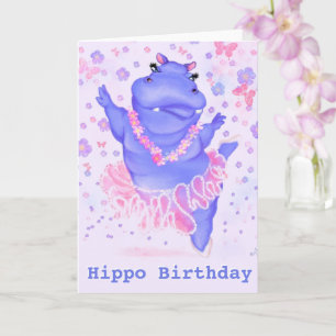 Carte d'anniversaire drôle avec Prima Ballerina Hi