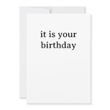 Carte d'anniversaire drôle - C'est votre anniversa
