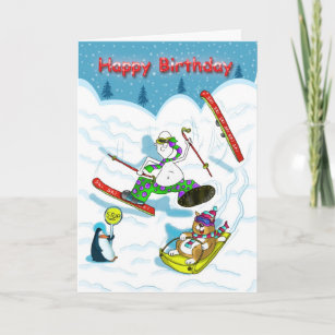 Cartes Ski D Anniversaire Zazzle Ch