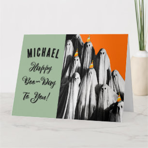 Carte d'anniversaire drôle d'Halloween