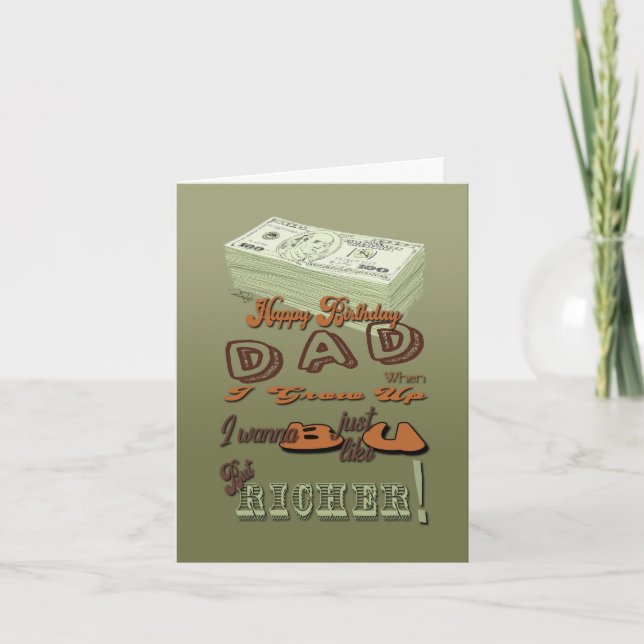 Carte d'anniversaire drôle et sarcastique - DAD (Devant)