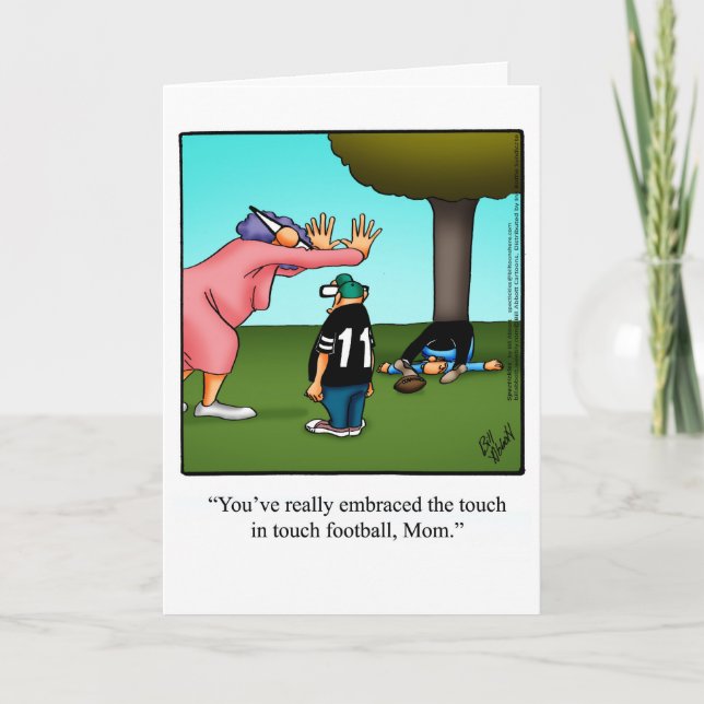 Carte d'anniversaire drôle pour maman (Devant)